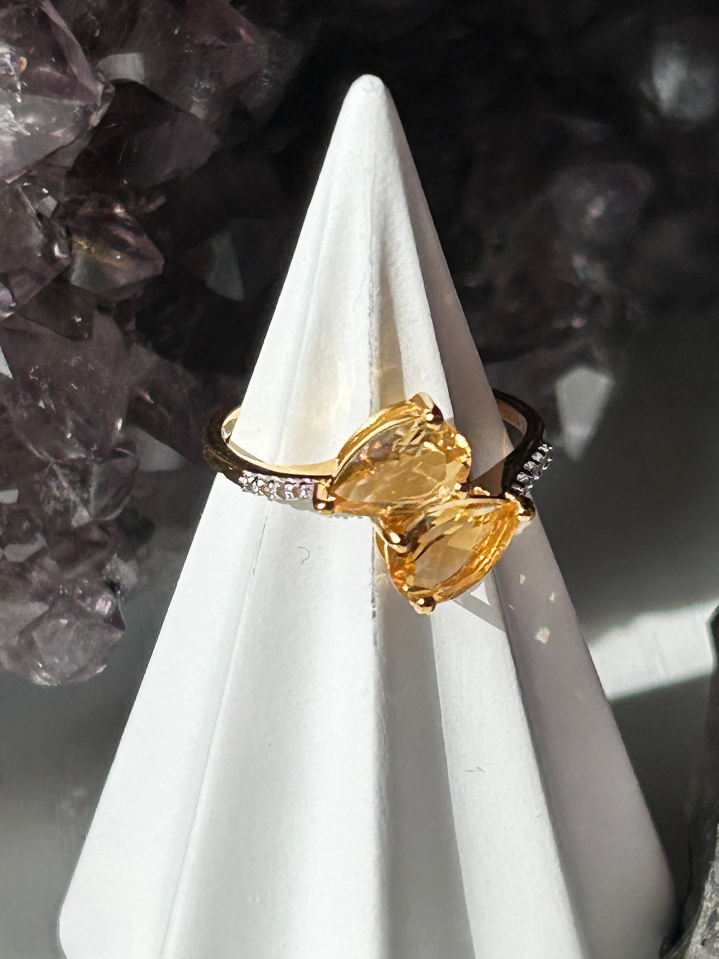 Citrine + Topaz Ring | Size 6