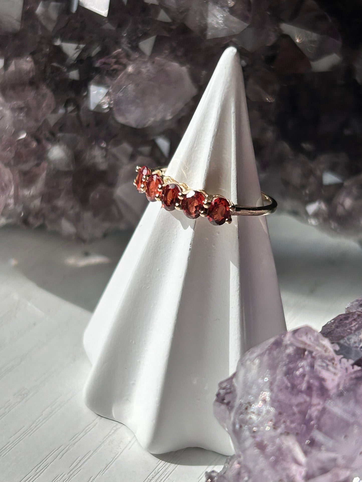 Garnet Ring | Size 7