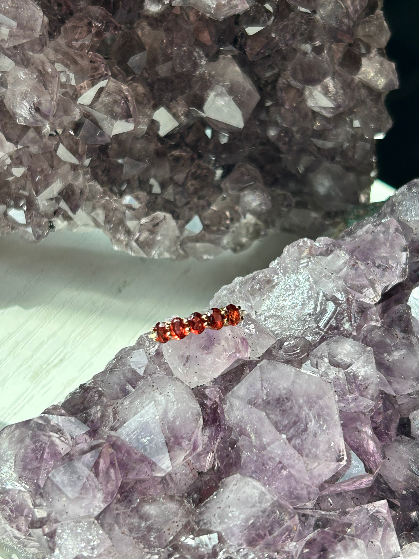 Garnet Ring | Size 7