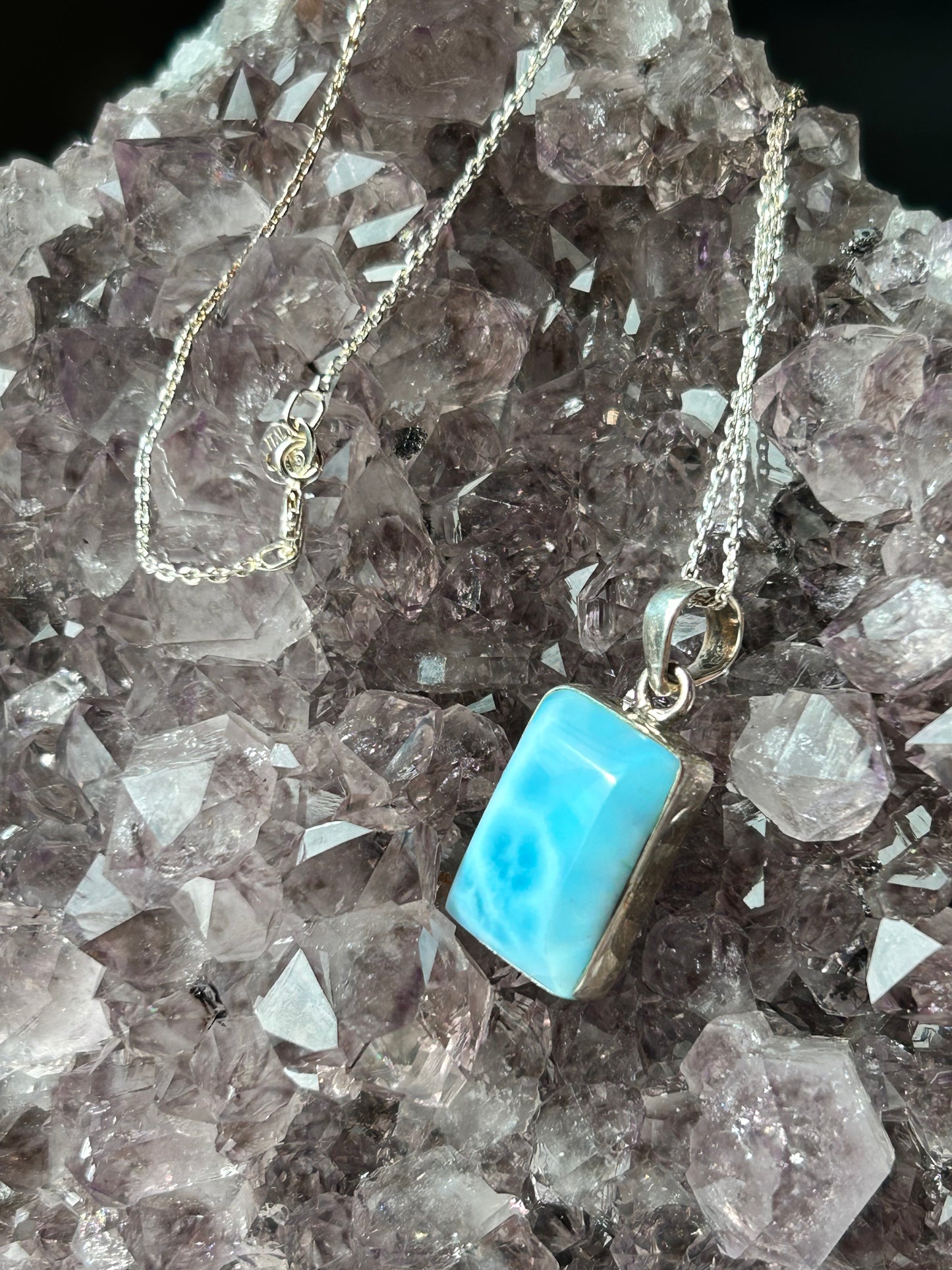Larimar Necklace  18"