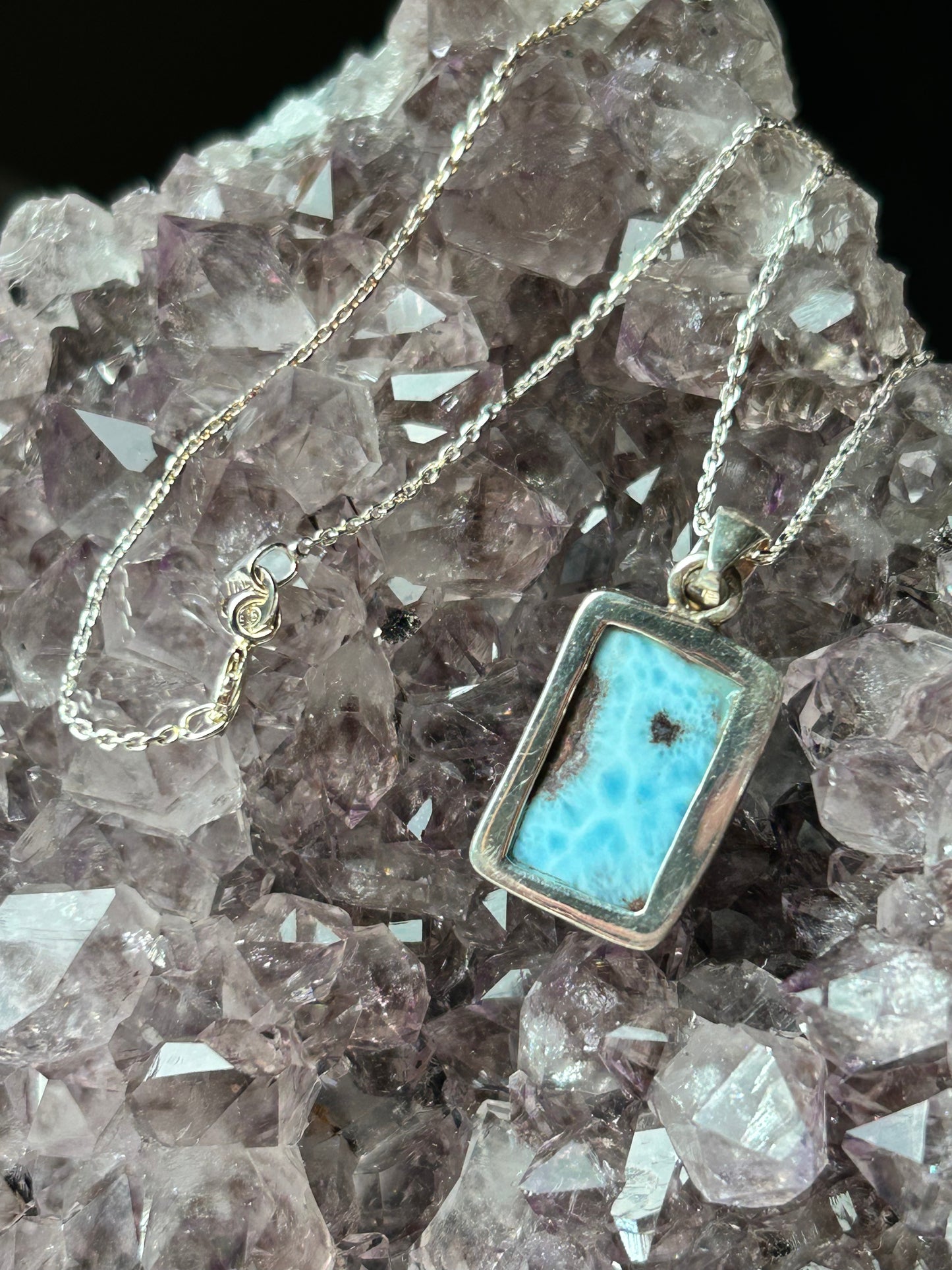 Larimar Necklace  18"