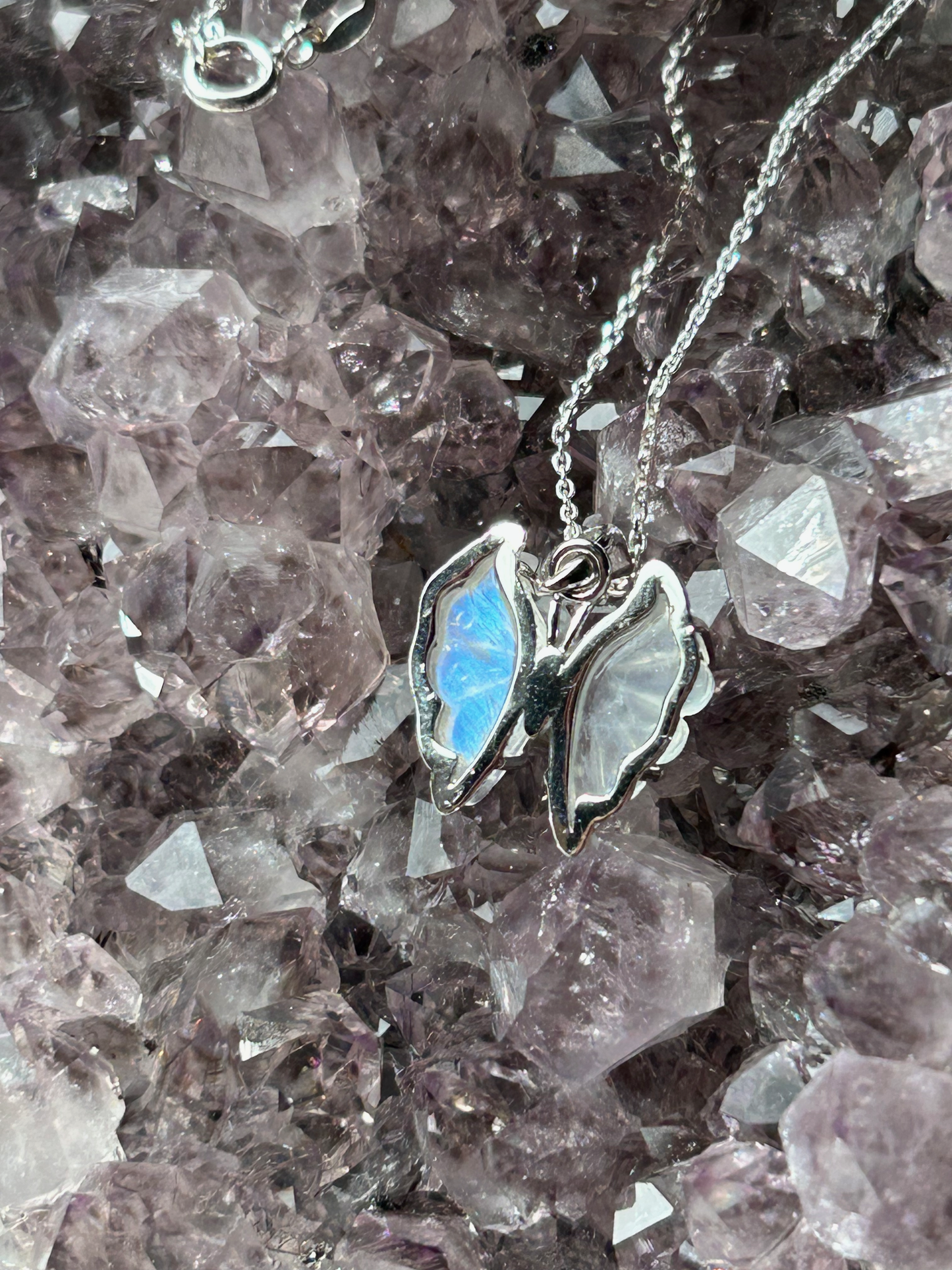 Butterfly Moonstone Necklace