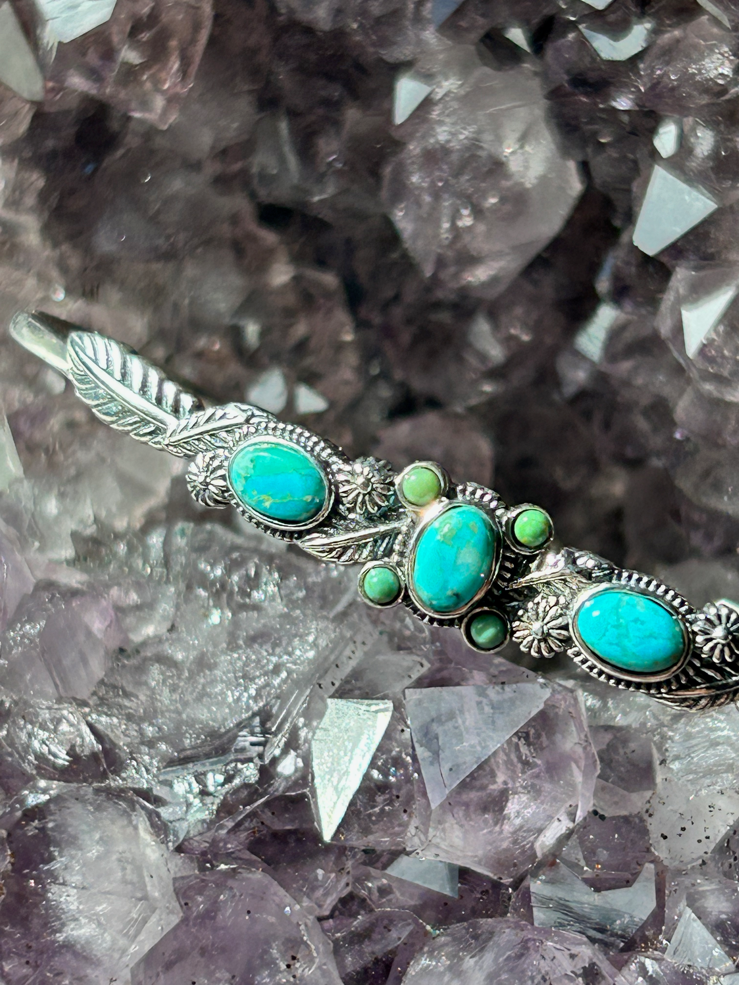 Mojave Turquoise Sterling Silver Bangle