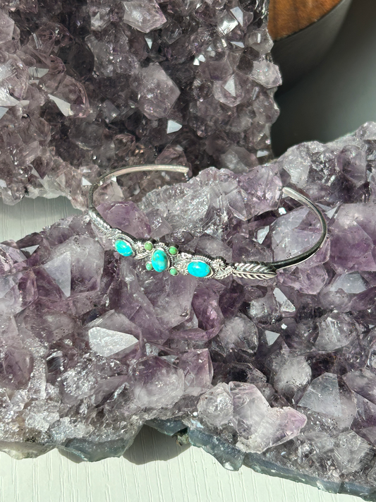 Mojave Turquoise Sterling Silver Bangle