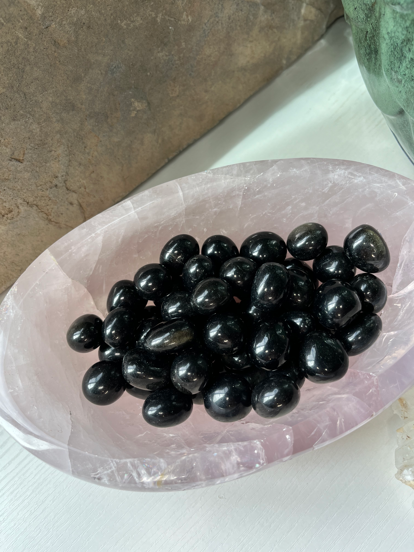 Black Obsidian Tumble | Grounding