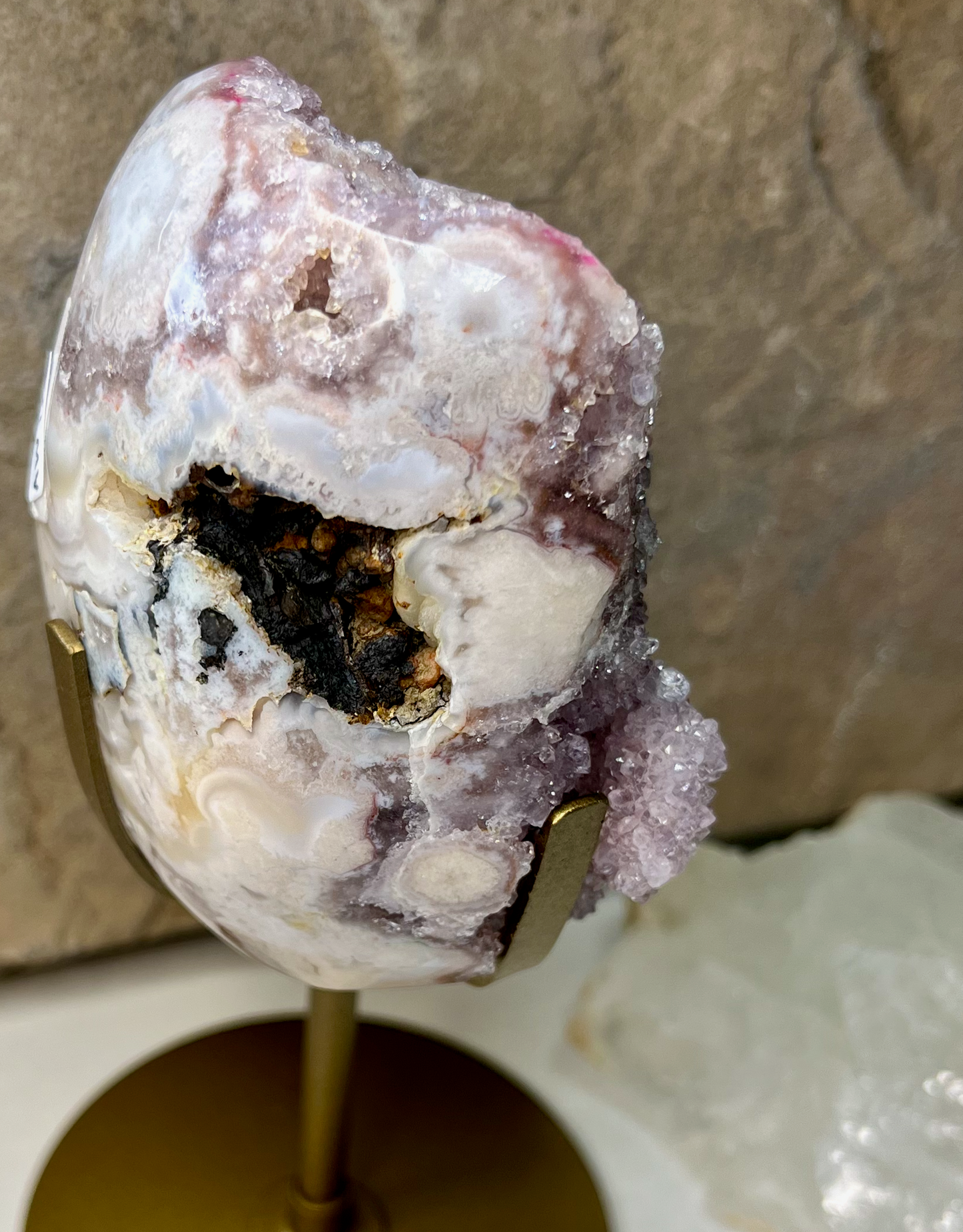 Pink Amethyst & Flower Amethyst - AW