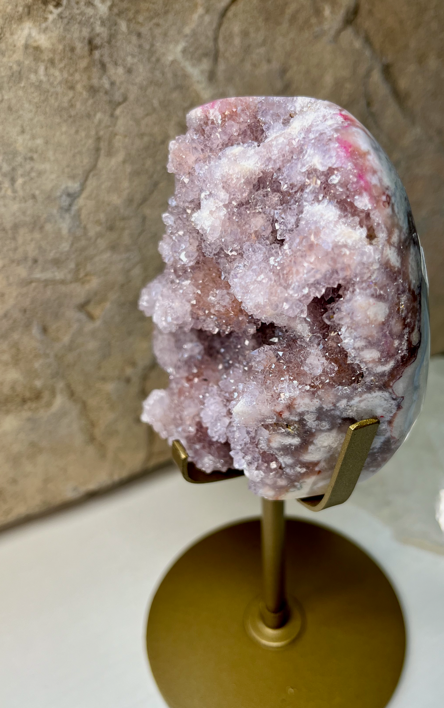 Pink Amethyst & Flower Amethyst - AW