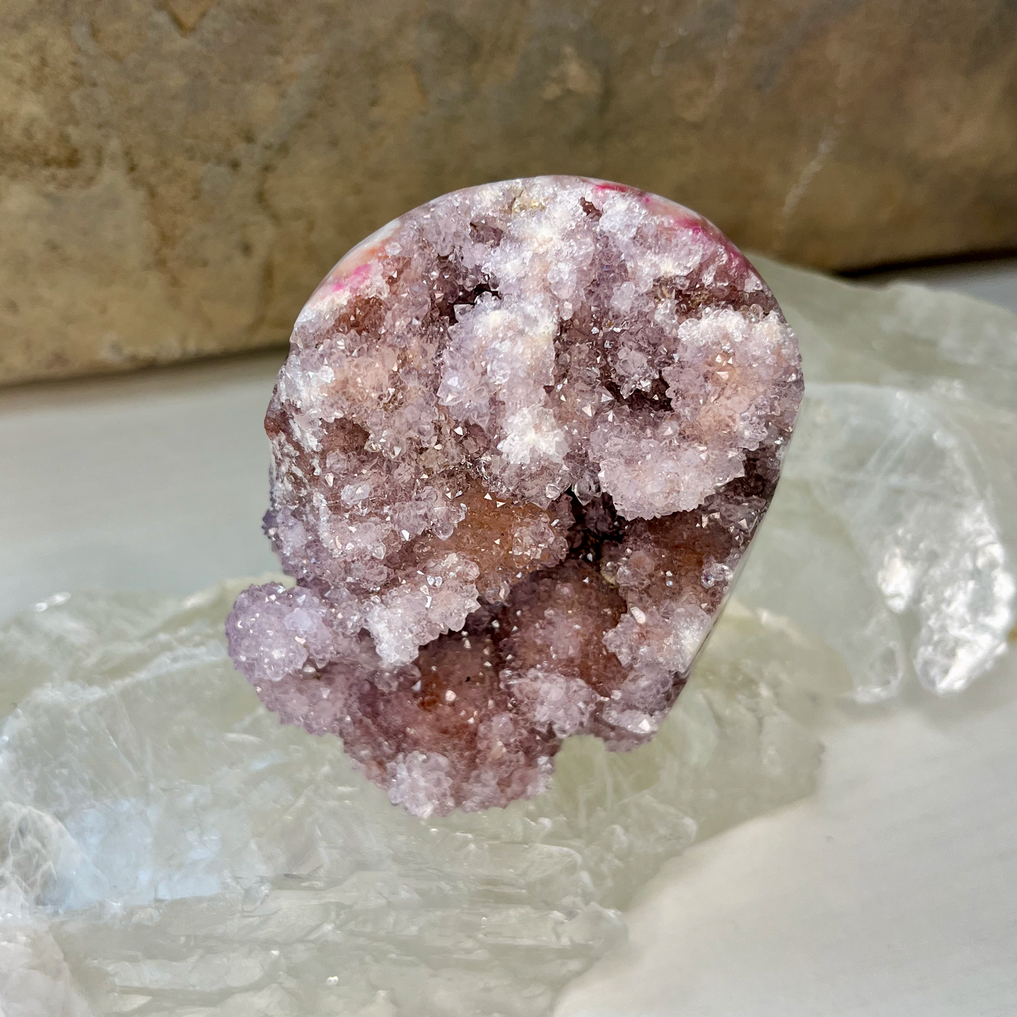 Pink Amethyst & Flower Amethyst - AW
