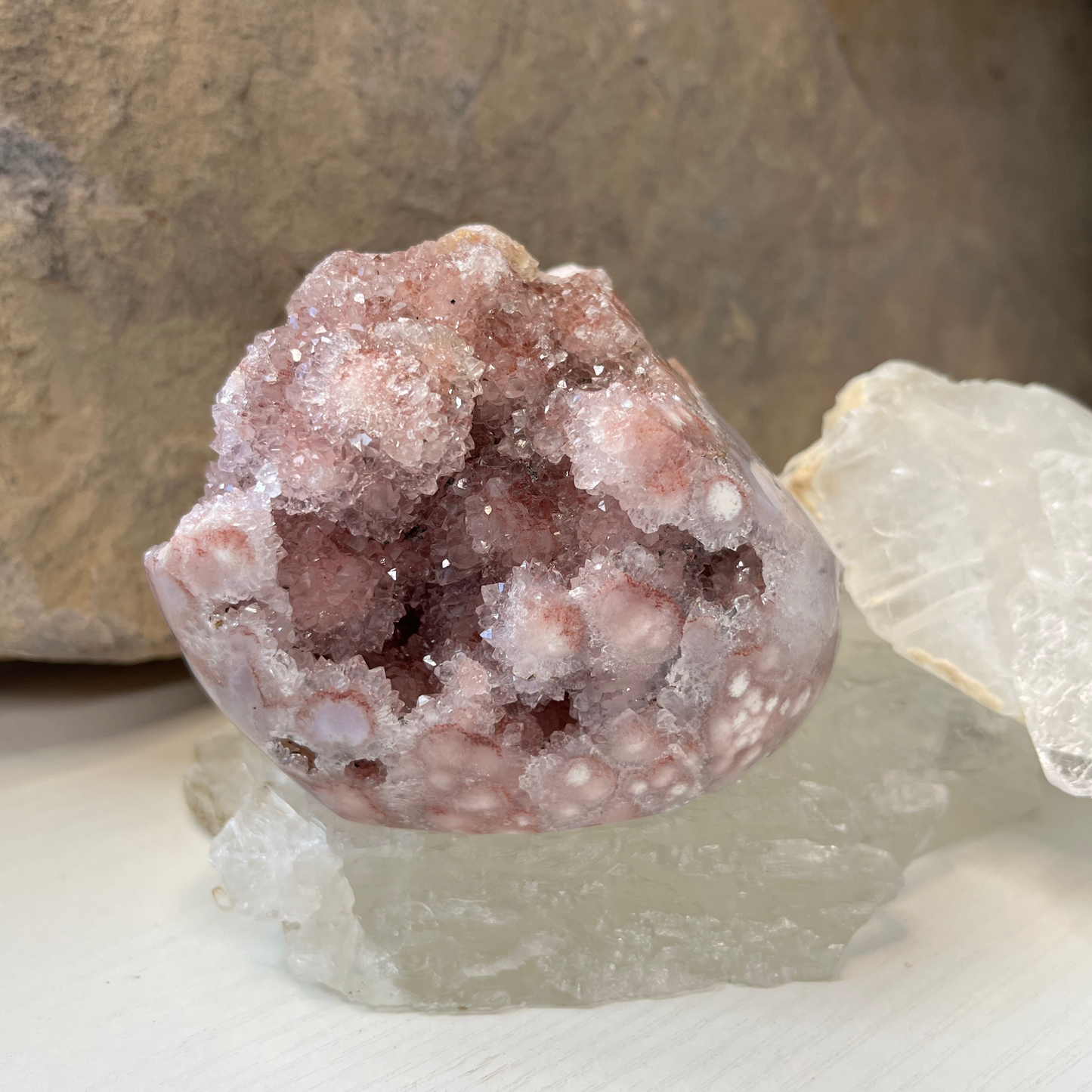Pink Amethyst & Flower Amethyst - AS