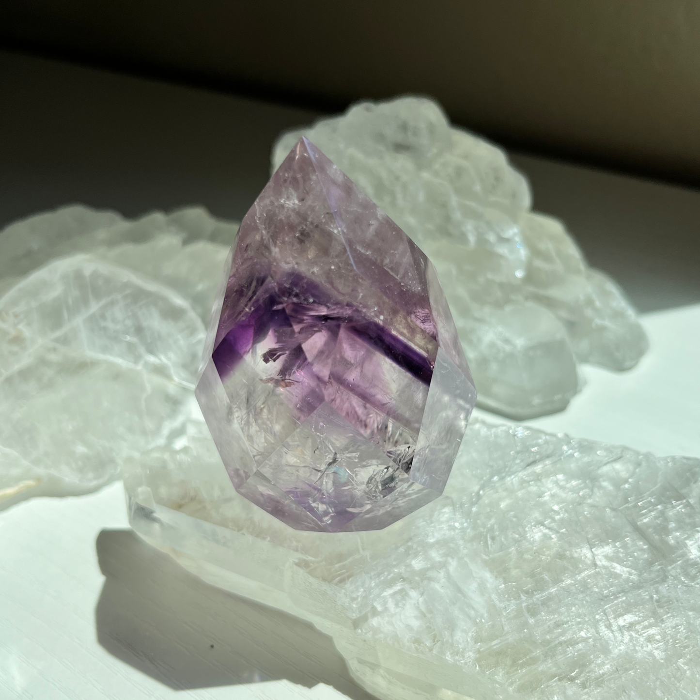 Faceted Phantom Amethyst Flame | CI