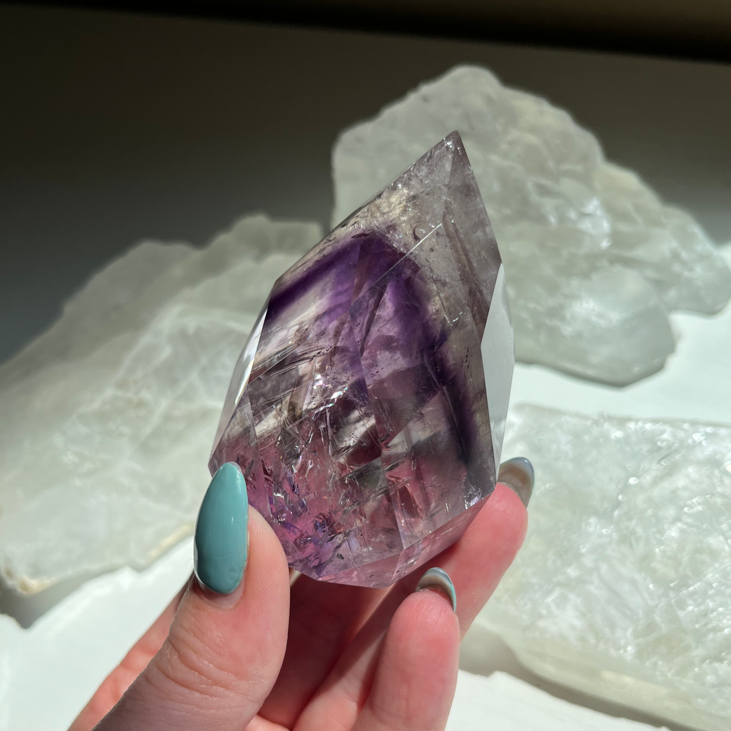 Faceted Phantom Amethyst Flame | CI