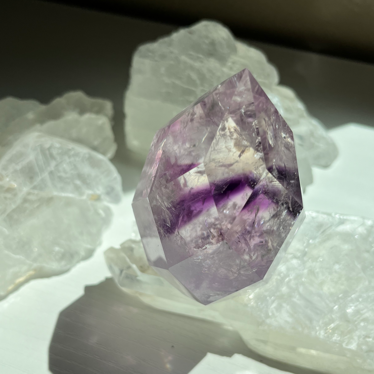 Faceted Phantom Amethyst Flame | CM