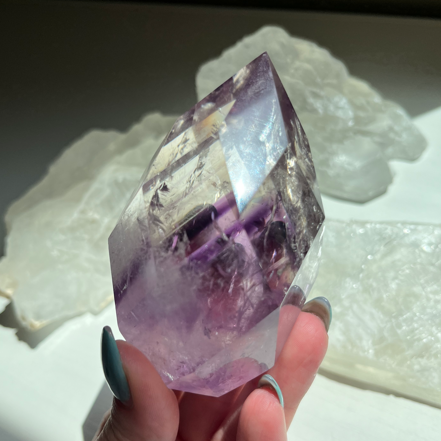 Faceted Phantom Amethyst Flame | CM