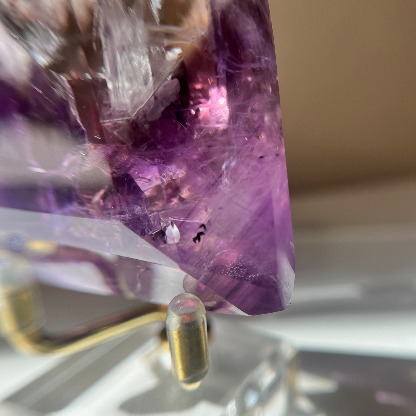 Faceted Amethyst Heart | High Quality - CC