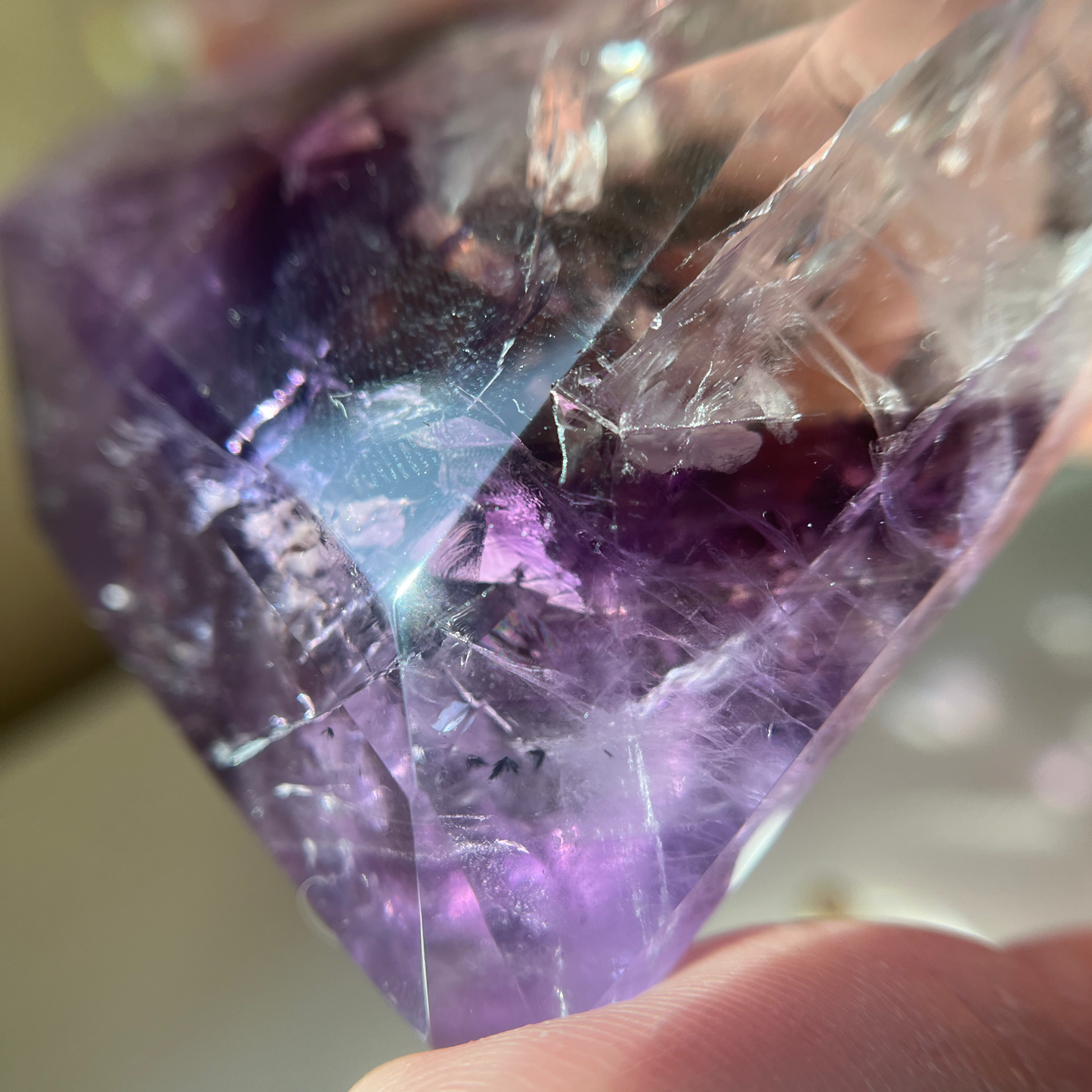 Faceted Amethyst Heart | High Quality - CC