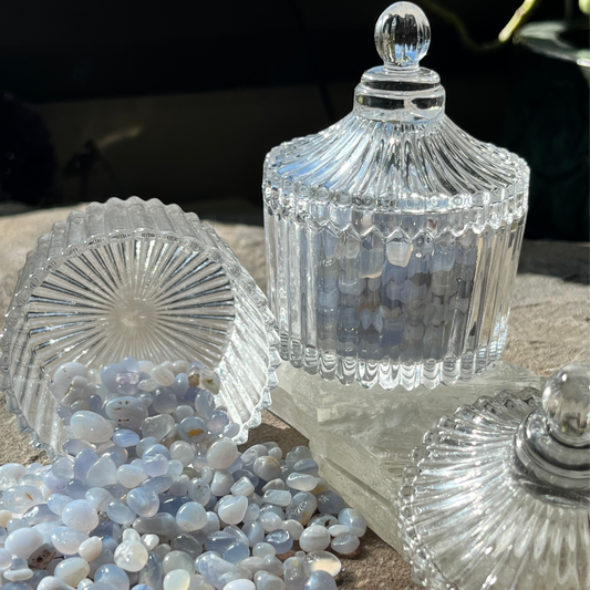 Glass Trinket Jar