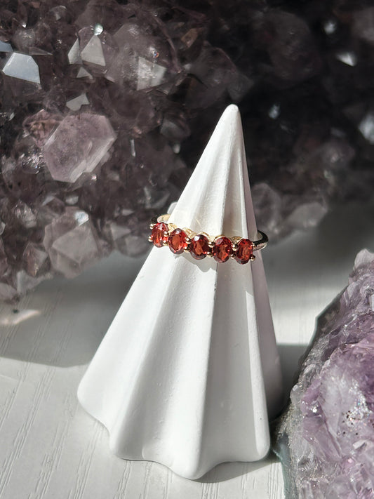 Garnet Ring | Size 7