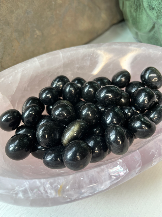 Black Obsidian Tumble | Grounding