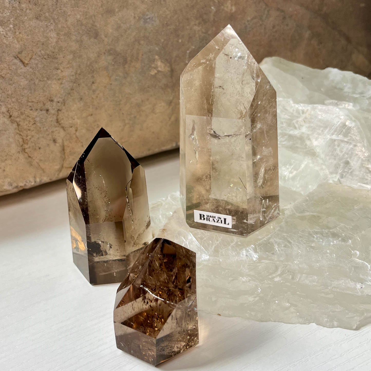 Smoky Quartz Tower Set - CY