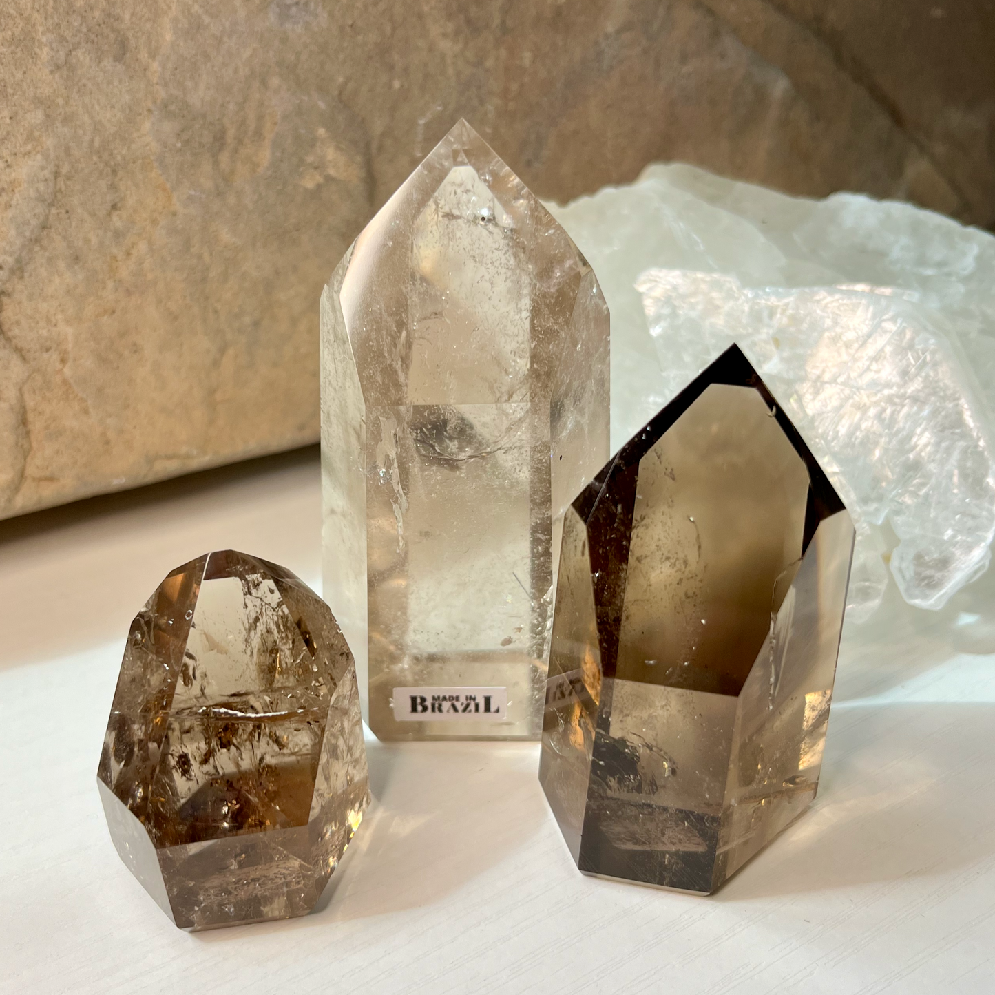 Smoky Quartz Tower Set - CY