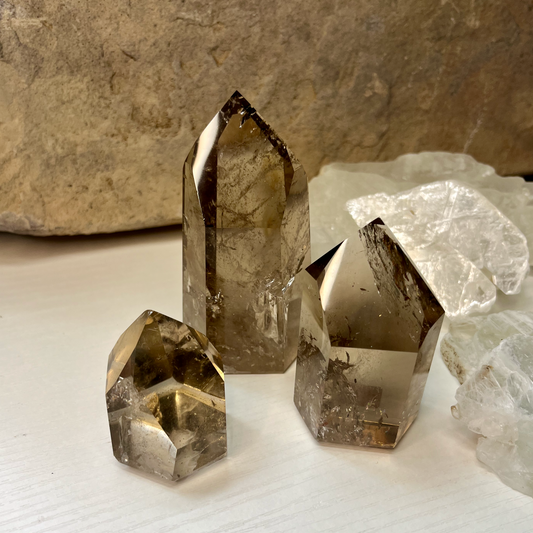 Smoky Quartz Tower Set - CX