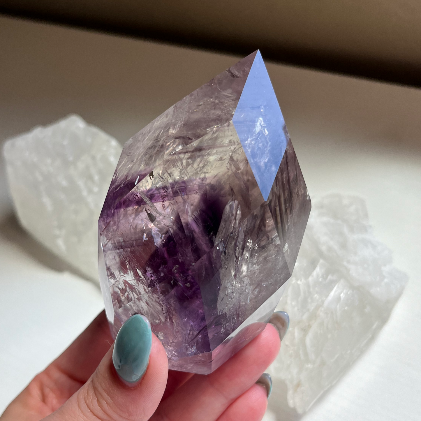 Faceted Phantom Amethyst Flame | CL