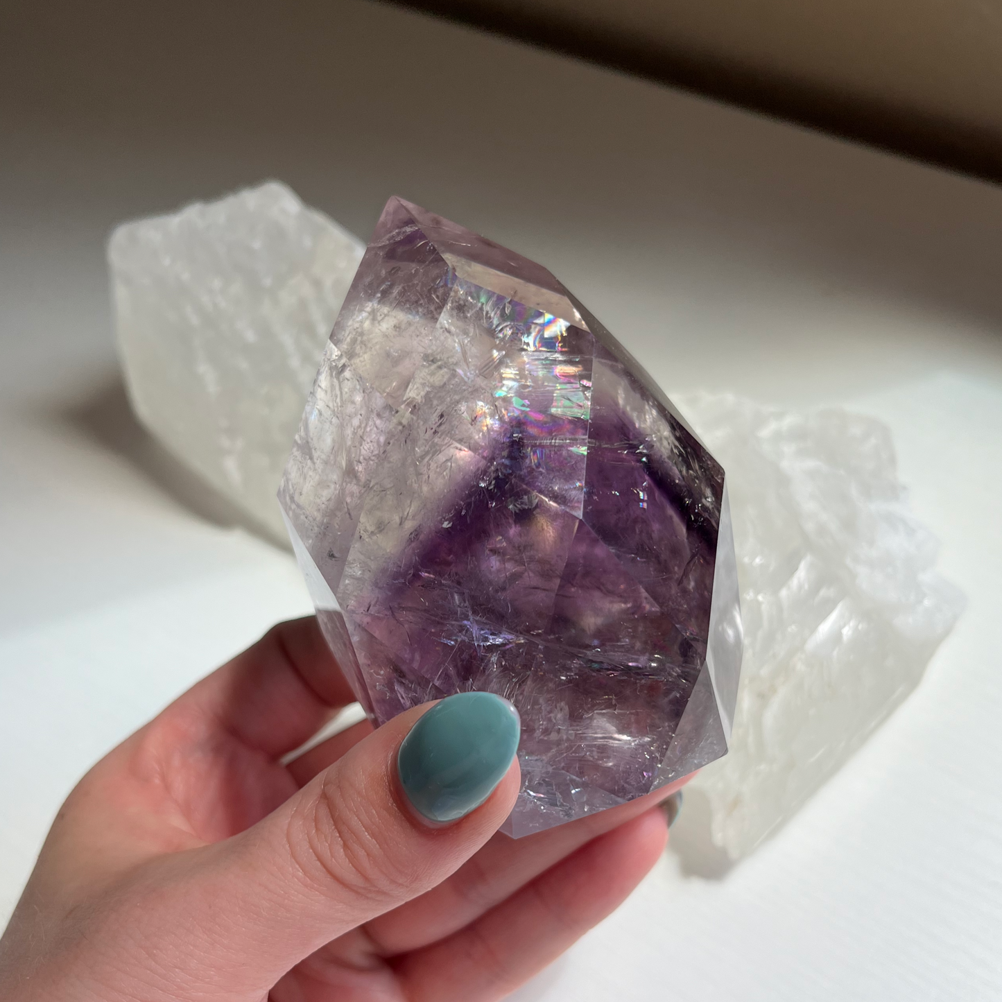 Faceted Phantom Amethyst Flame | CL