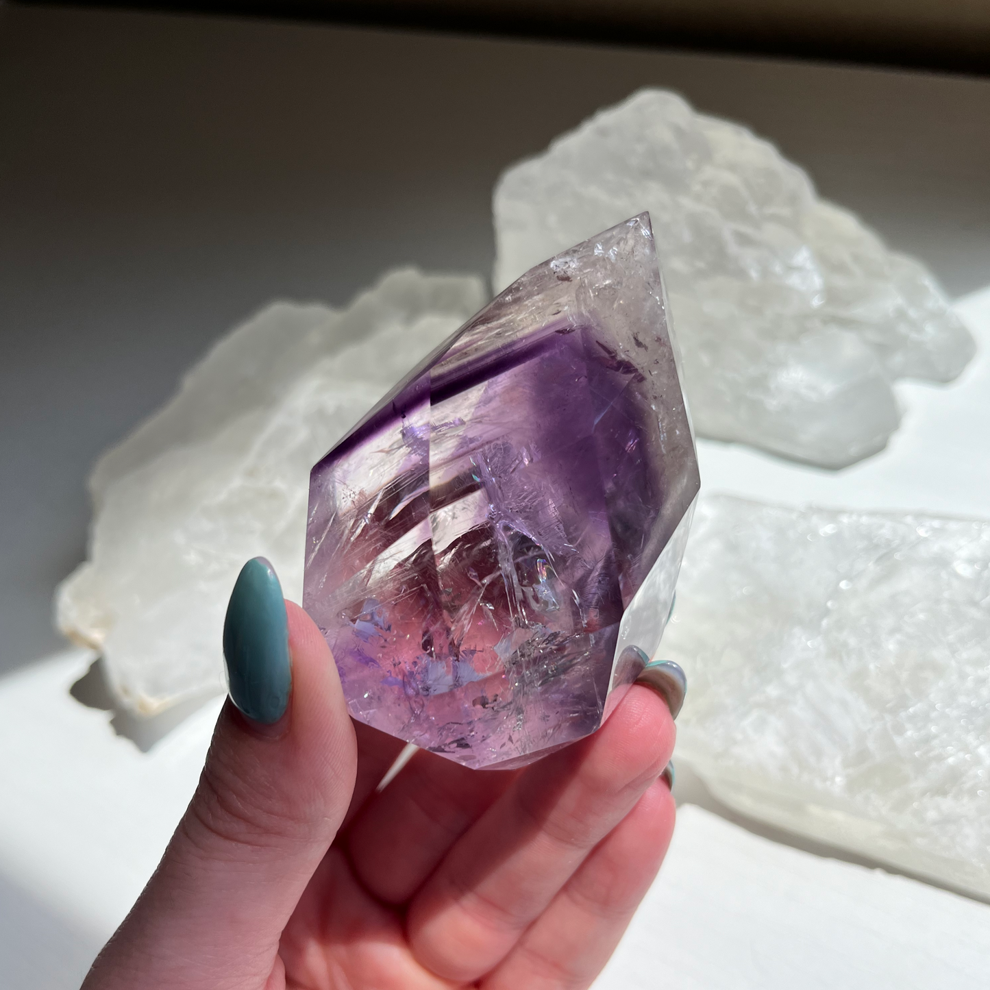 Faceted Phantom Amethyst Flame | CI