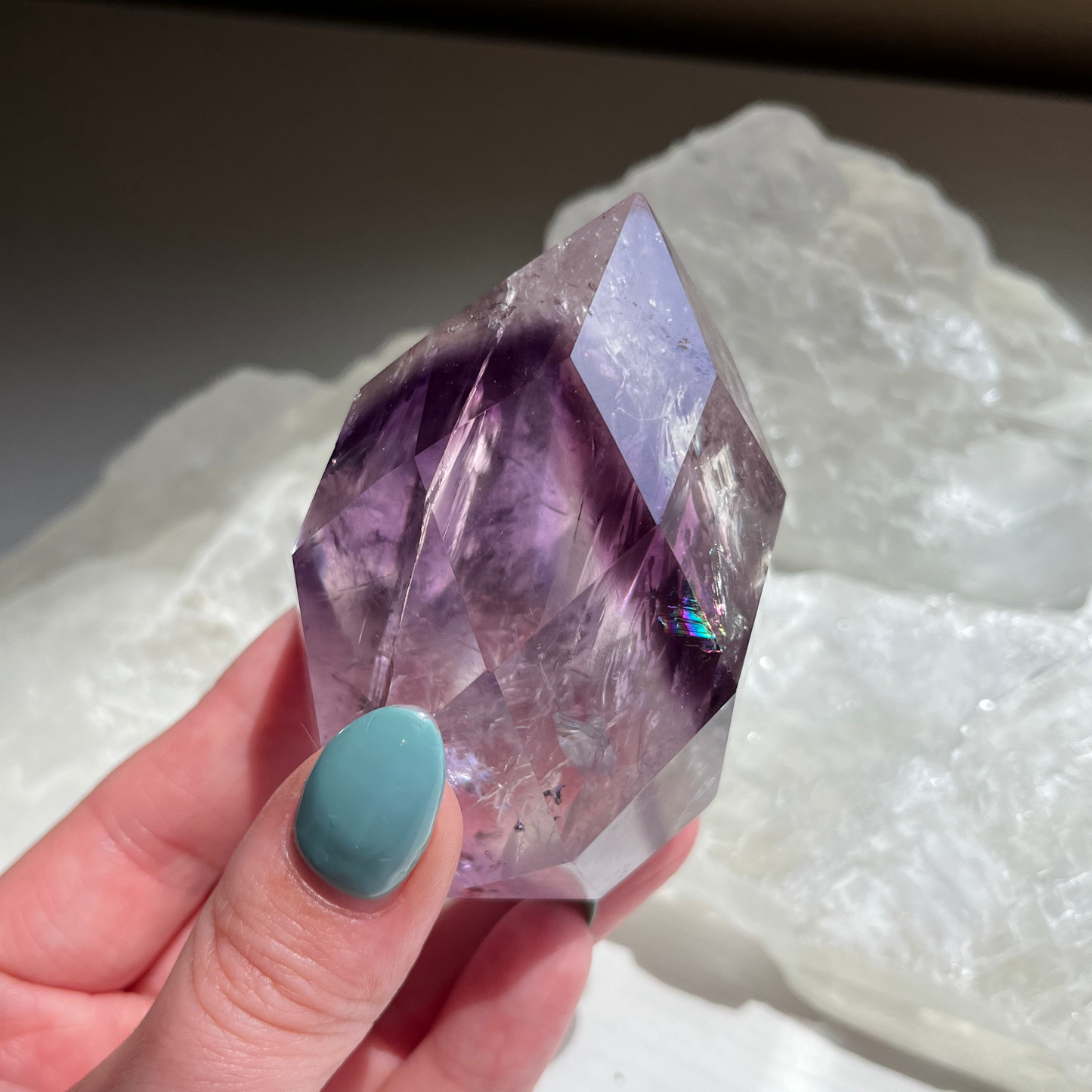 Faceted Phantom Amethyst Flame | CK