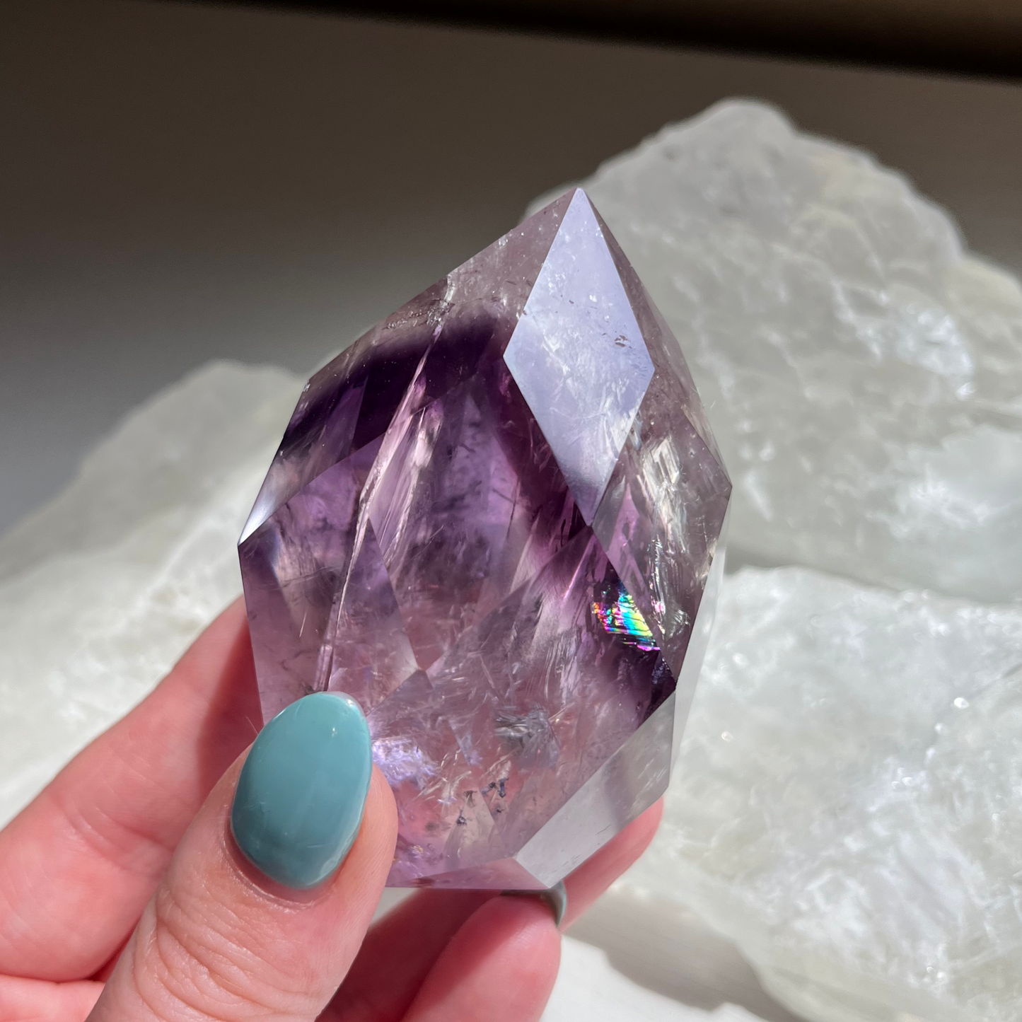 Faceted Phantom Amethyst Flame | CK