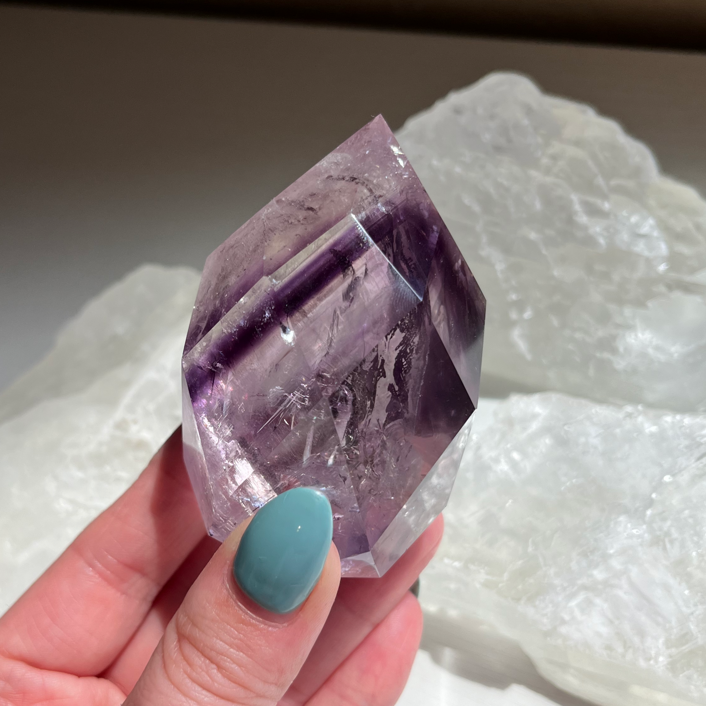 Faceted Phantom Amethyst Flame | CK