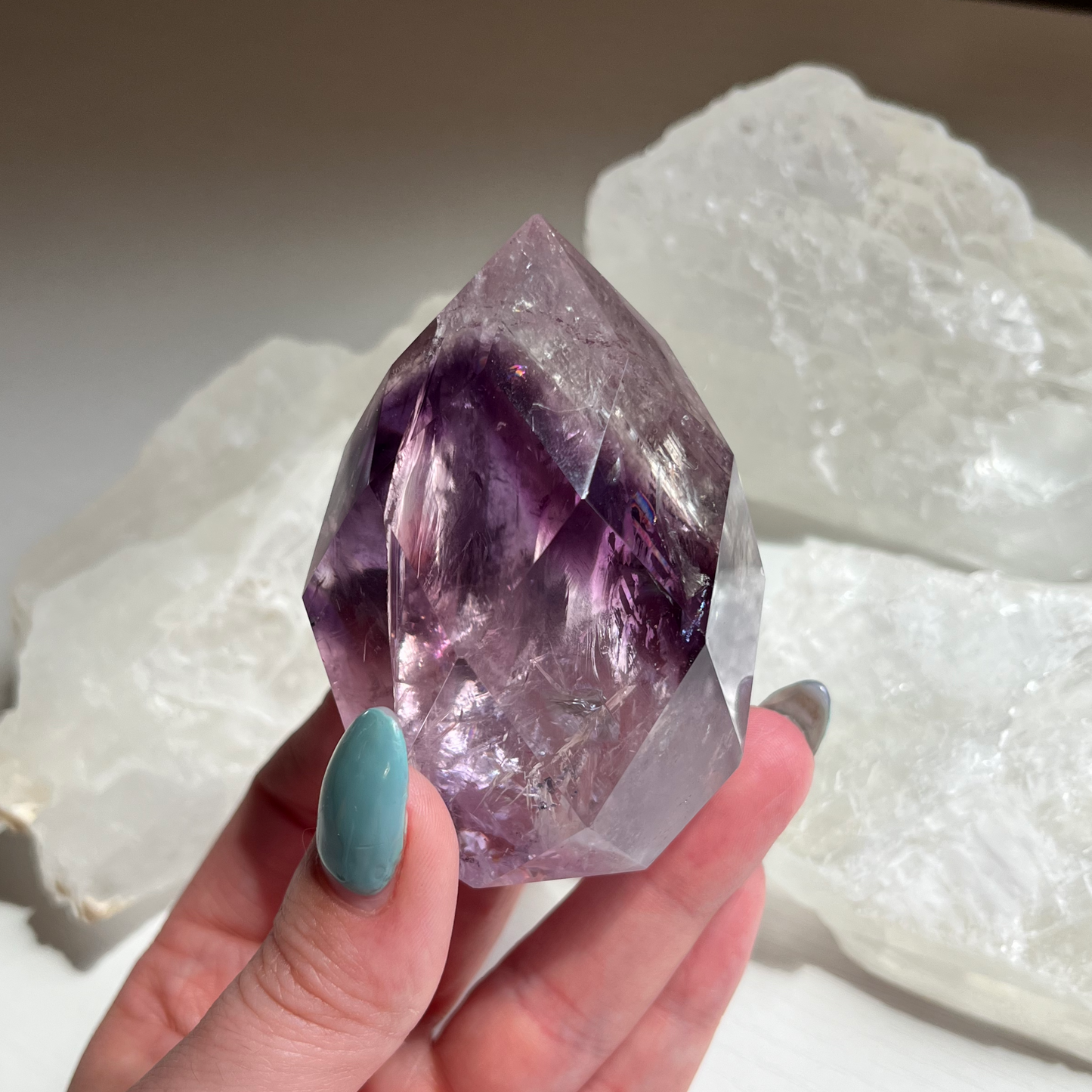 Faceted Phantom Amethyst Flame | CK