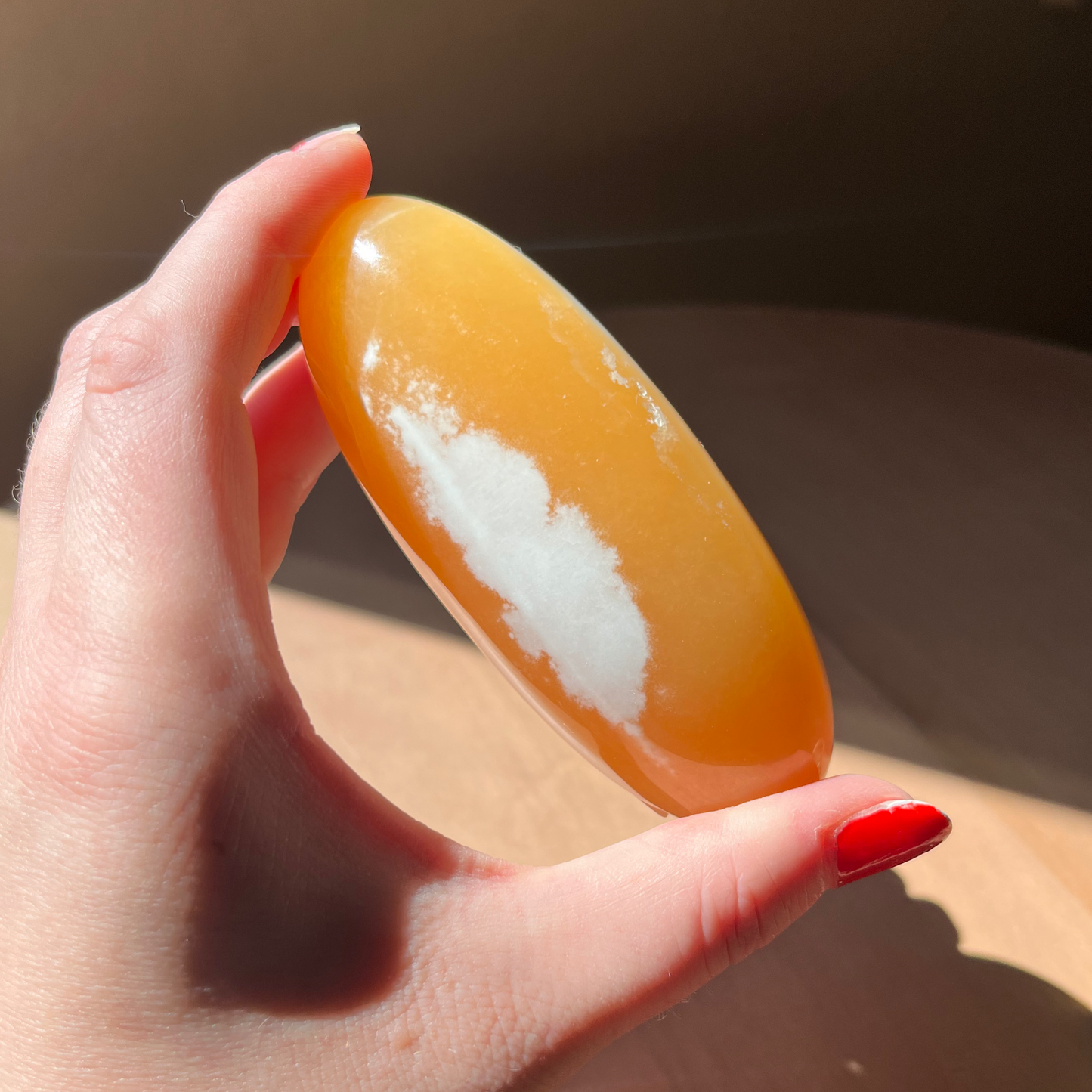 Orange Calcite Shiva | M35