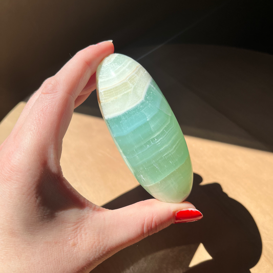 Pistachio Calcite Shiva | A35